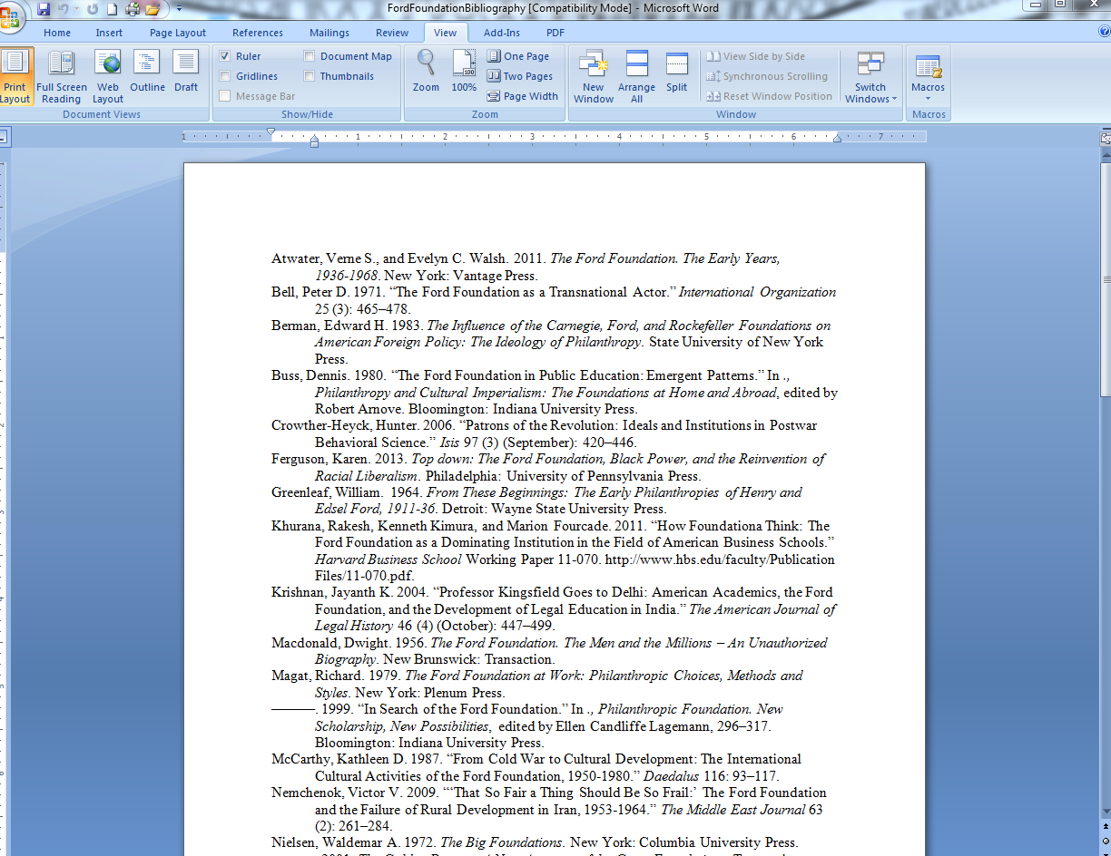 create an annotated bibliography using zotero