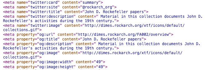 Twitter Cards and Open Graph metadata added to DIMES | Bits & Bytes