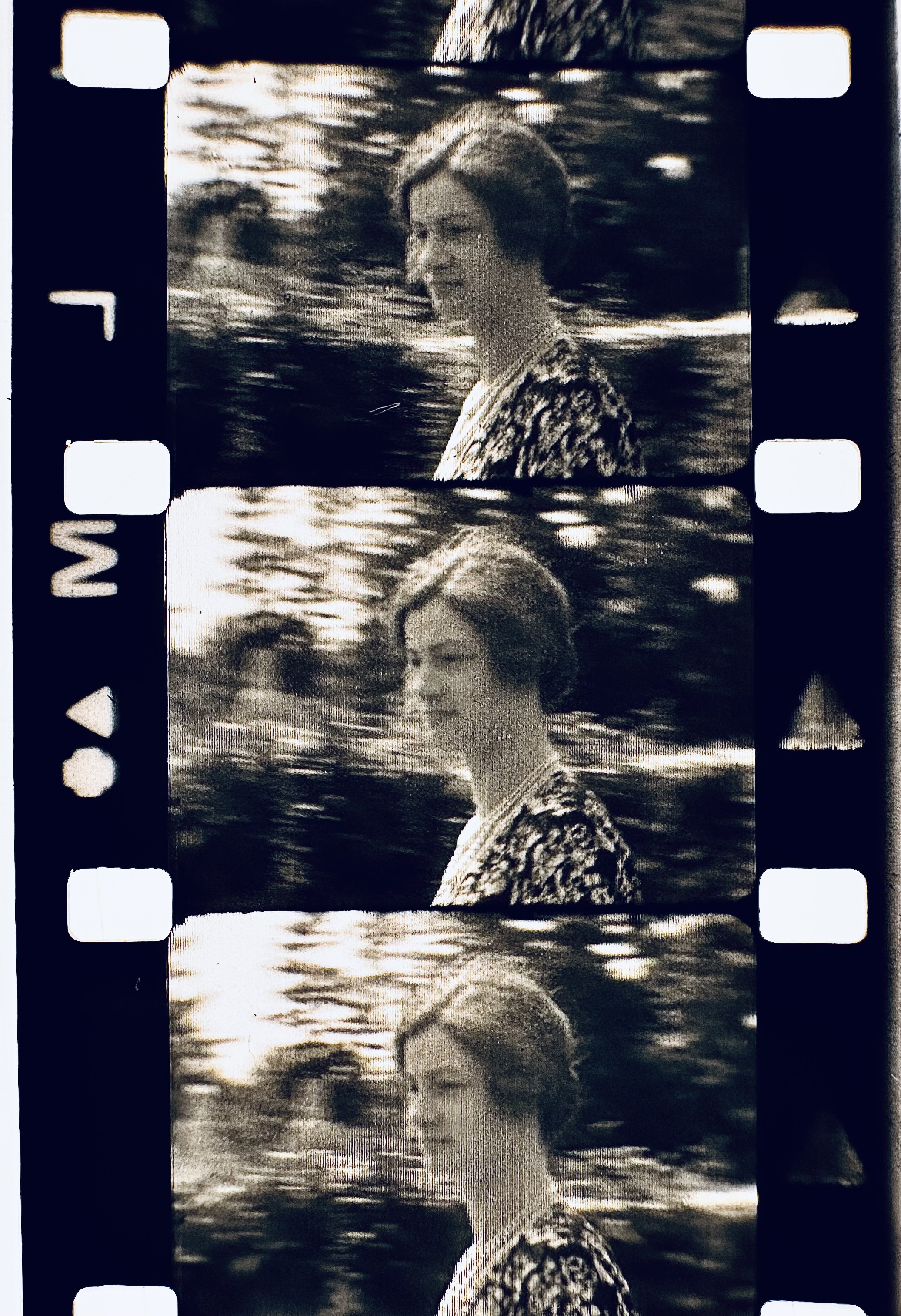 Frame from Nelson A. Rockefeller’s 1930 honeymoon films, shot on 16mm Kodacolor lenticular film.